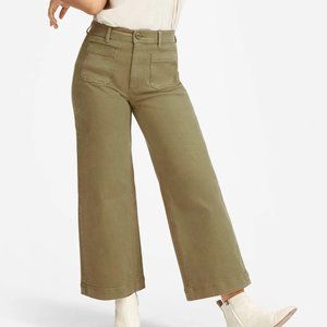 Everlane Wide-Leg Crop Patch Pocket Pant